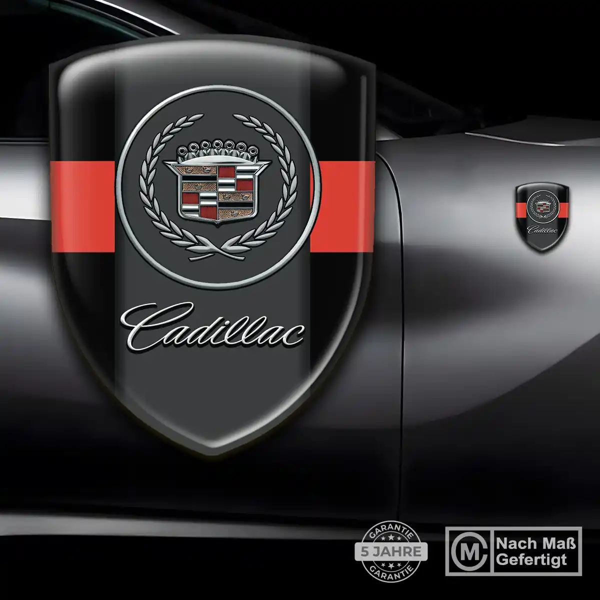 Cadillac Wappen Aufkleber Emblem Auto Verlässliche Qualität