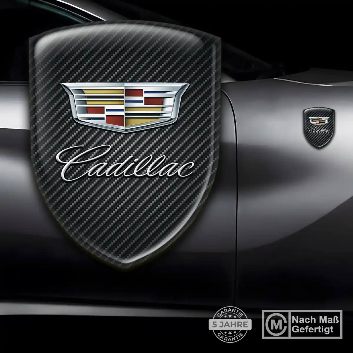 Cadillac Wappen Aufkleber Emblem Edles Design