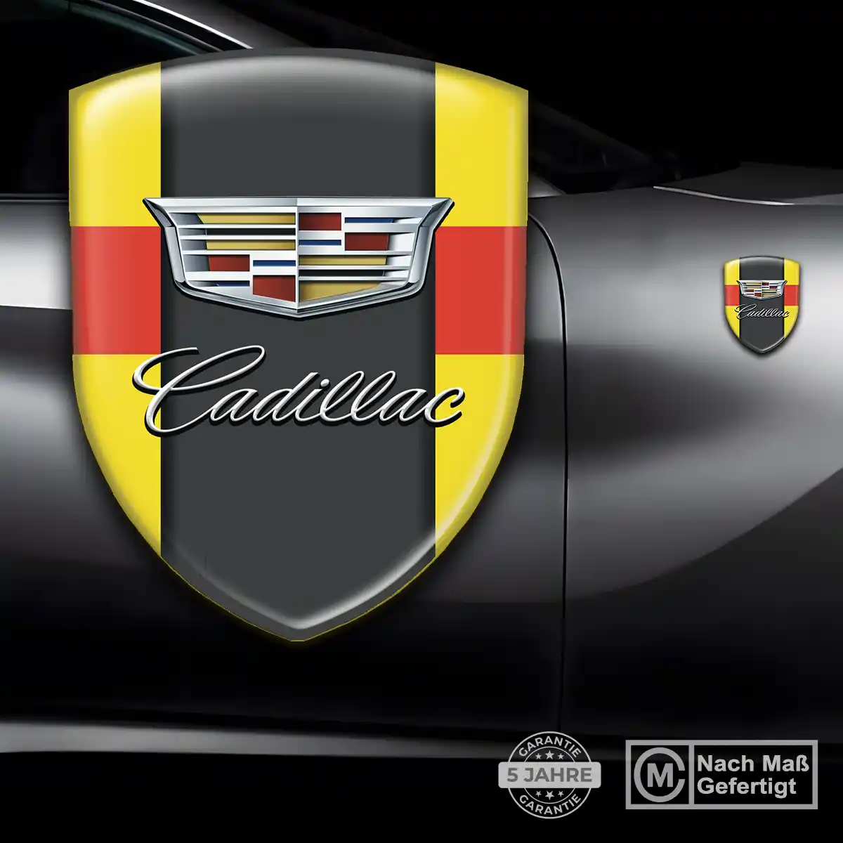 Cadillac Wappen Aufkleber Emblem Limitierte Auflage