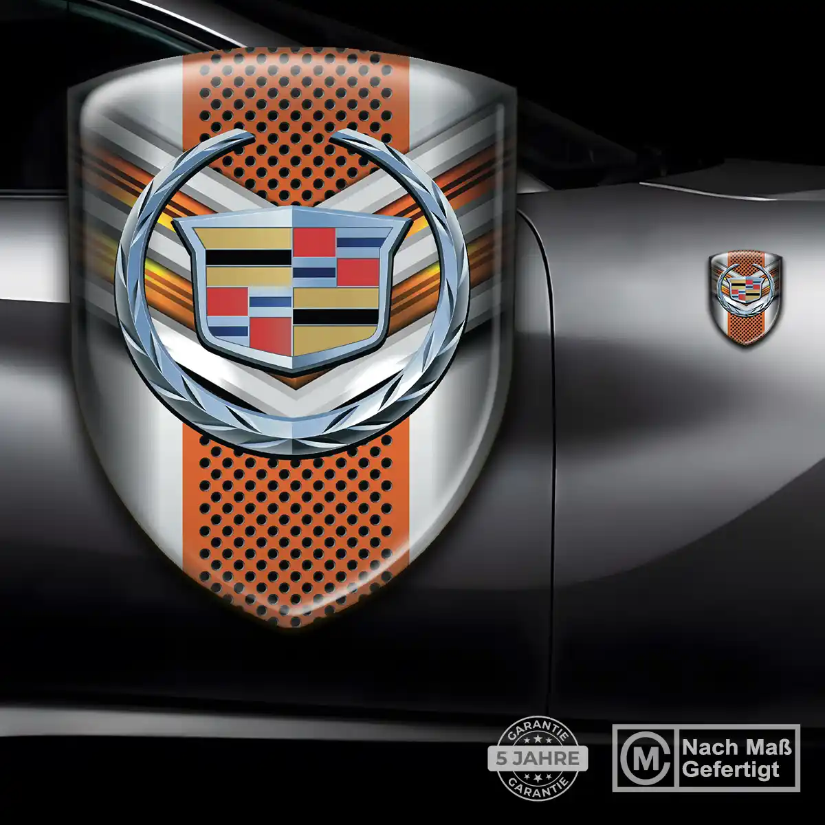 Cadillac Wappen Aufkleber Emblem Luxus-Edition