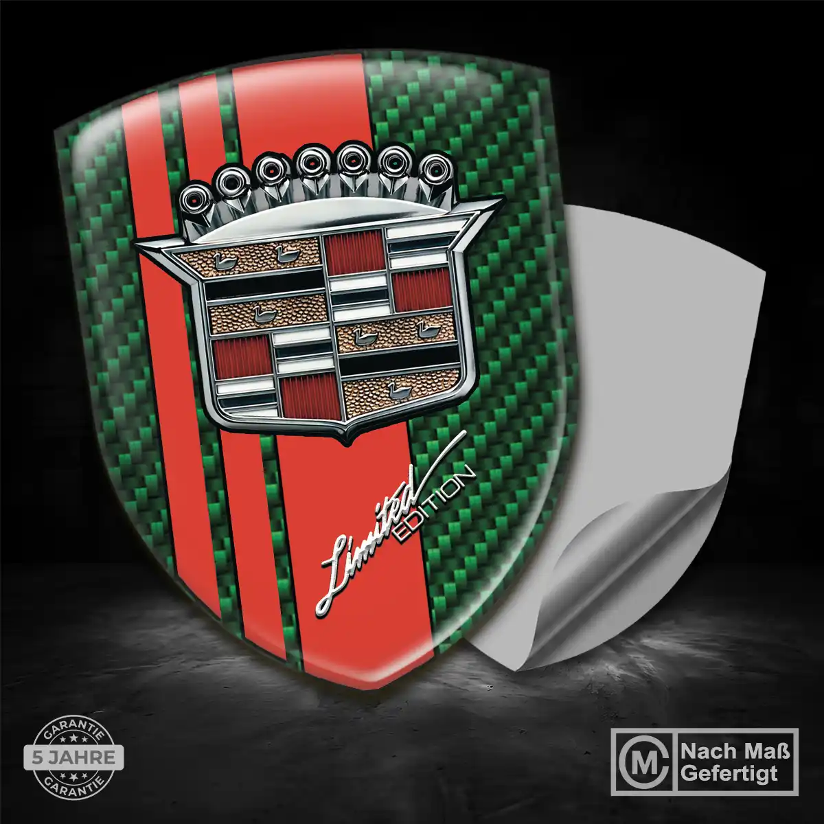 Cadillac Wappen Aufkleber Höchste Qualität