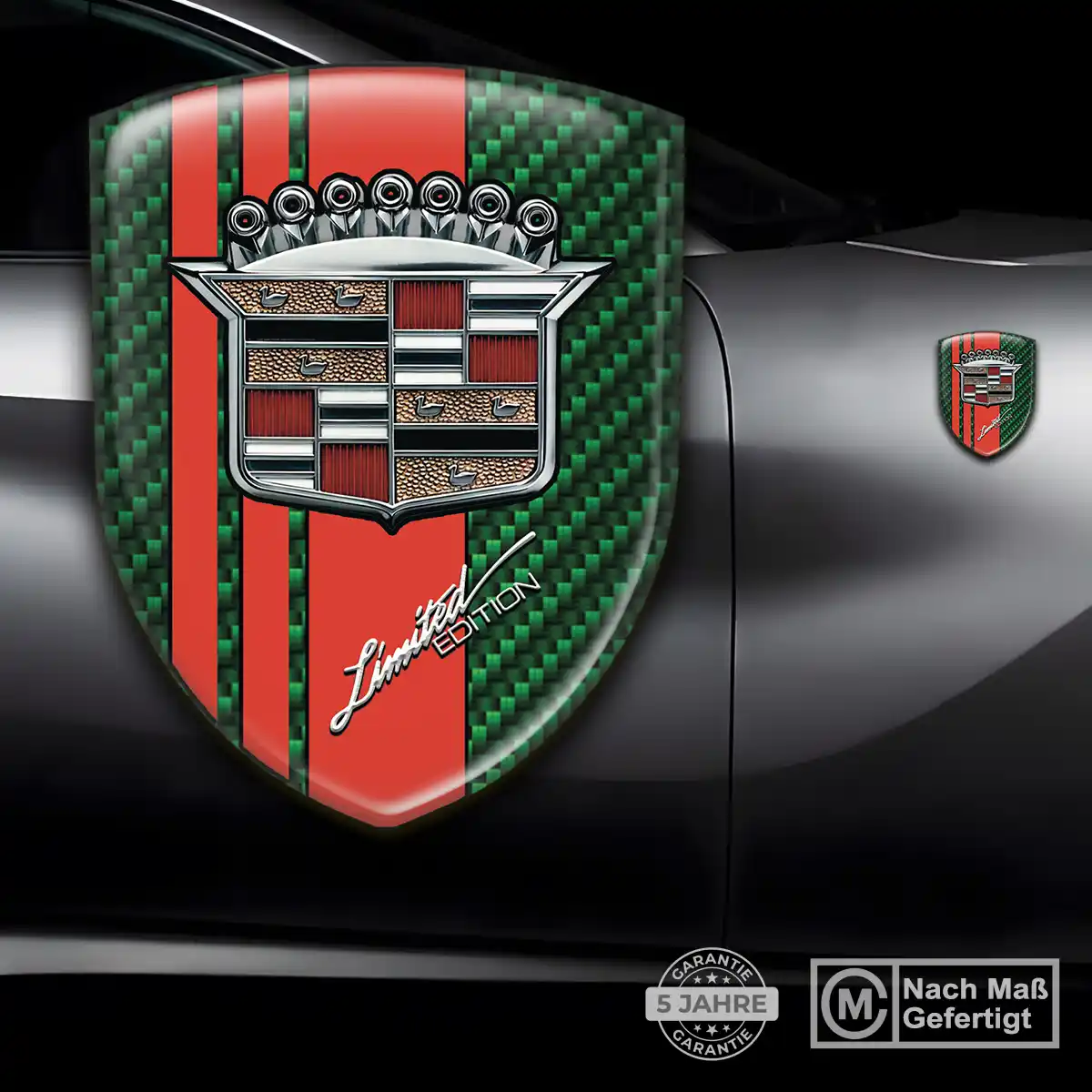Cadillac Wappen Aufkleber Höchste Qualität