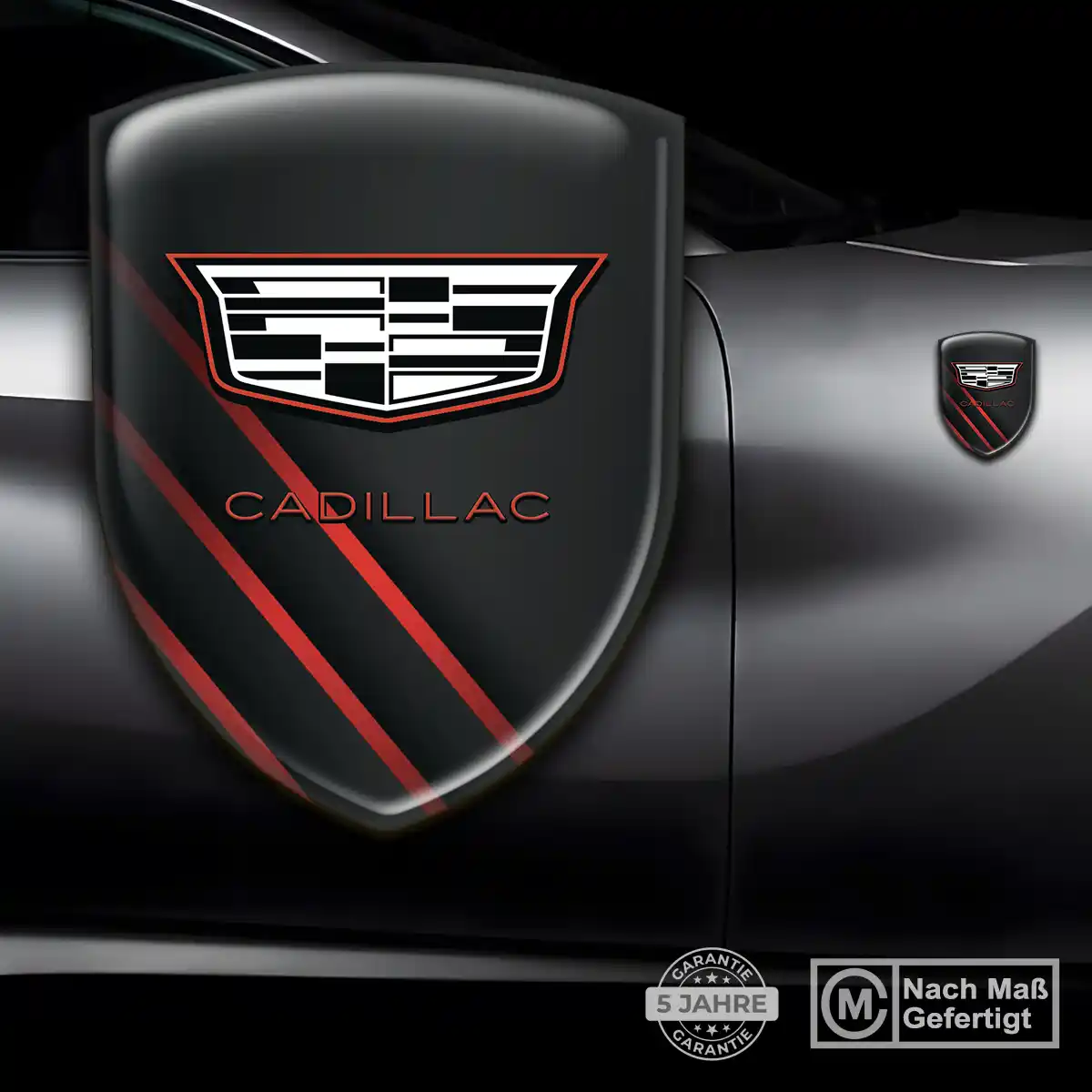 Cadillac Wappen Aufkleber Luxus-Edition