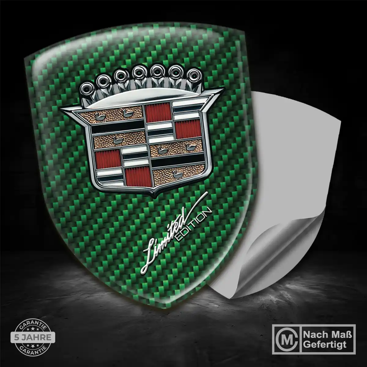 Cadillac Wappen Aufkleber Modernes Design