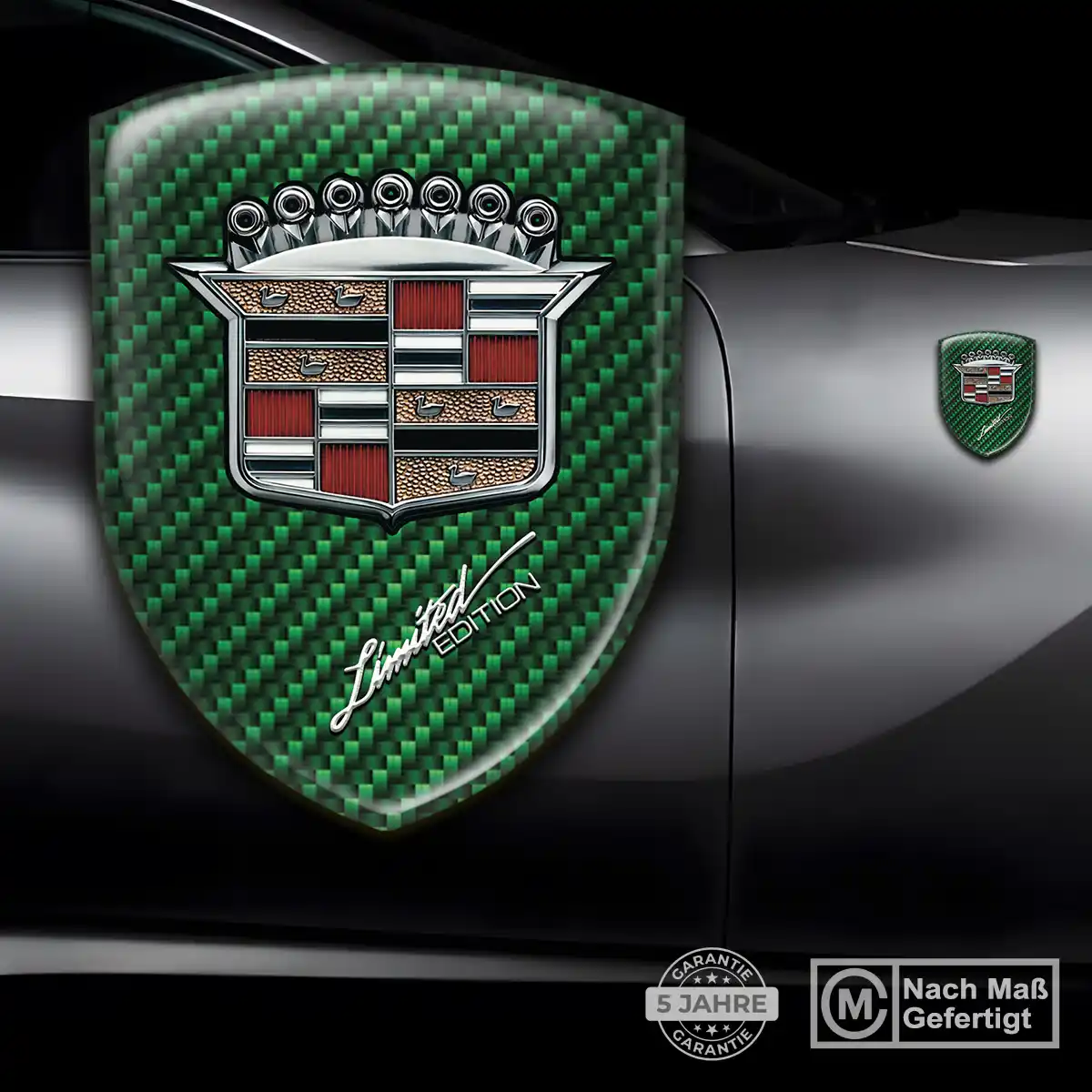 Cadillac Wappen Aufkleber Modernes Design