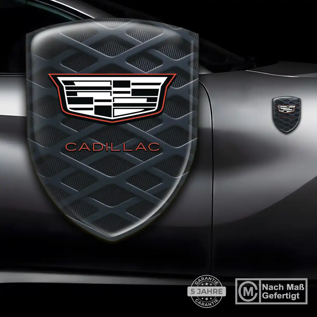 Cadillac Wappen Aufkleber Premiumqualität