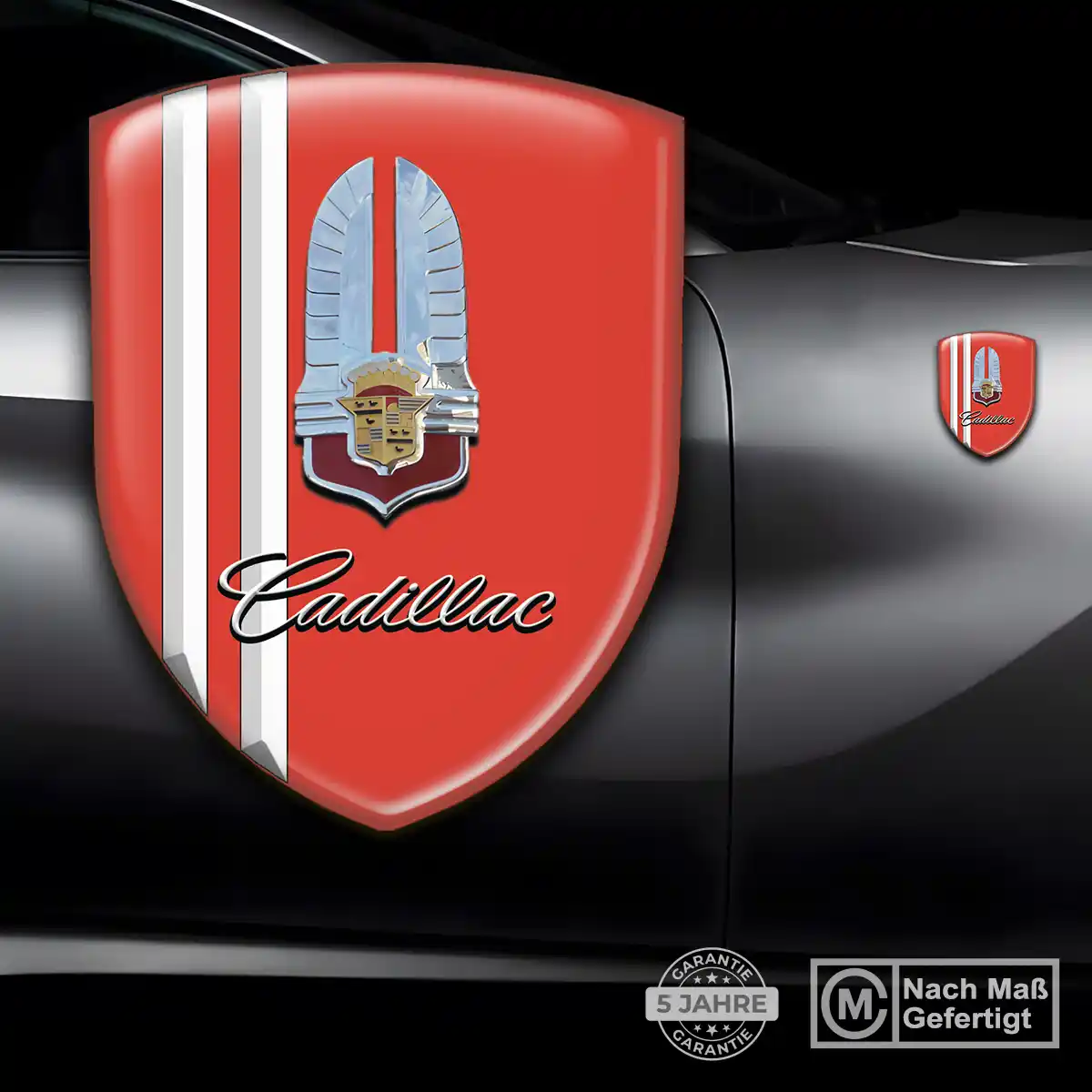 Cadillac Wappen Aufkleber Spitzenqualität