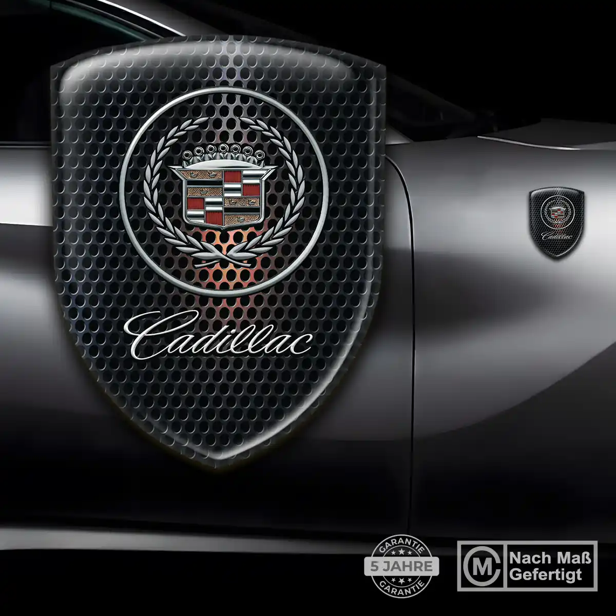 Cadillac Wappen Aufkleber Verlässliche Qualität