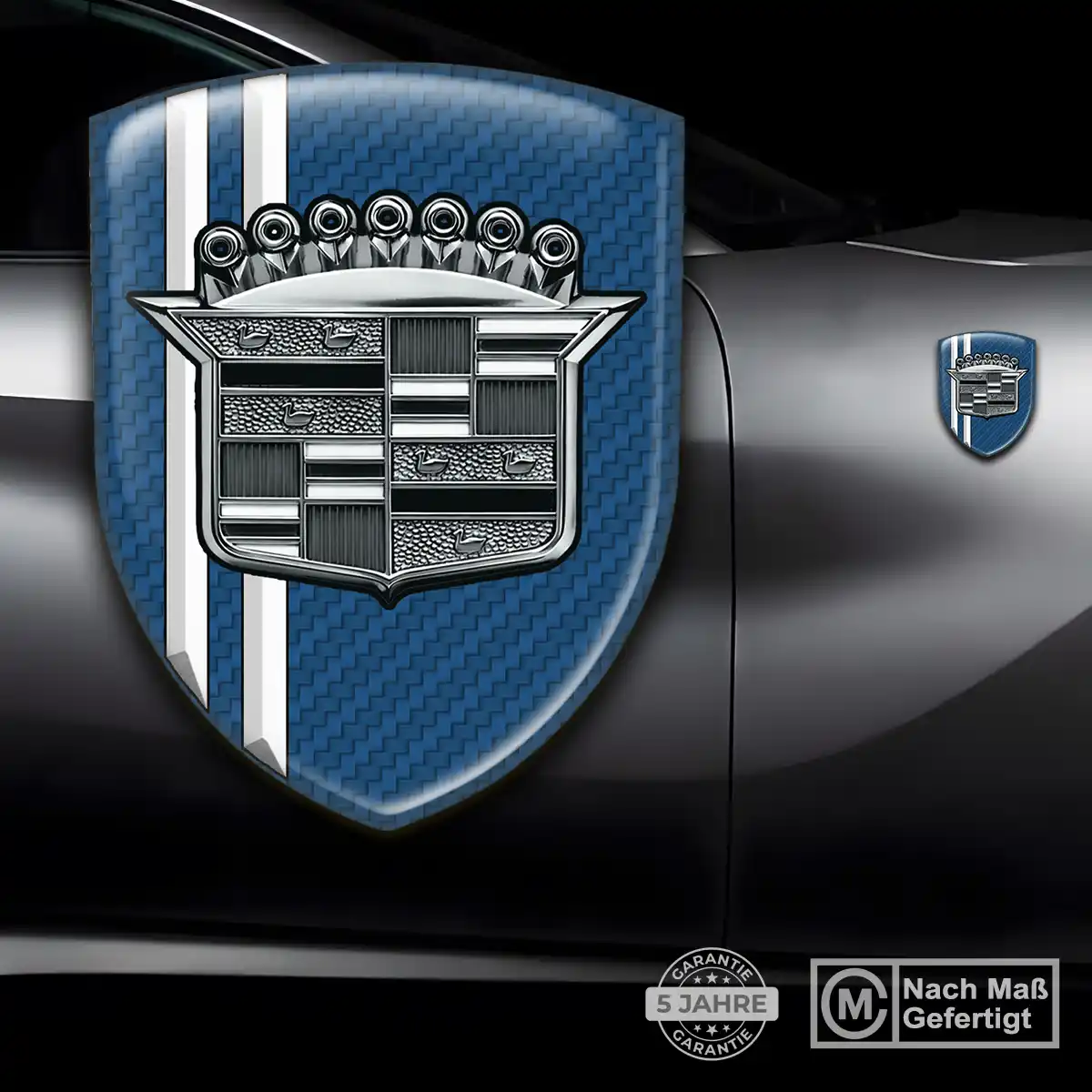 Cadillac Wappen Emblem Anspruchsvolles Design