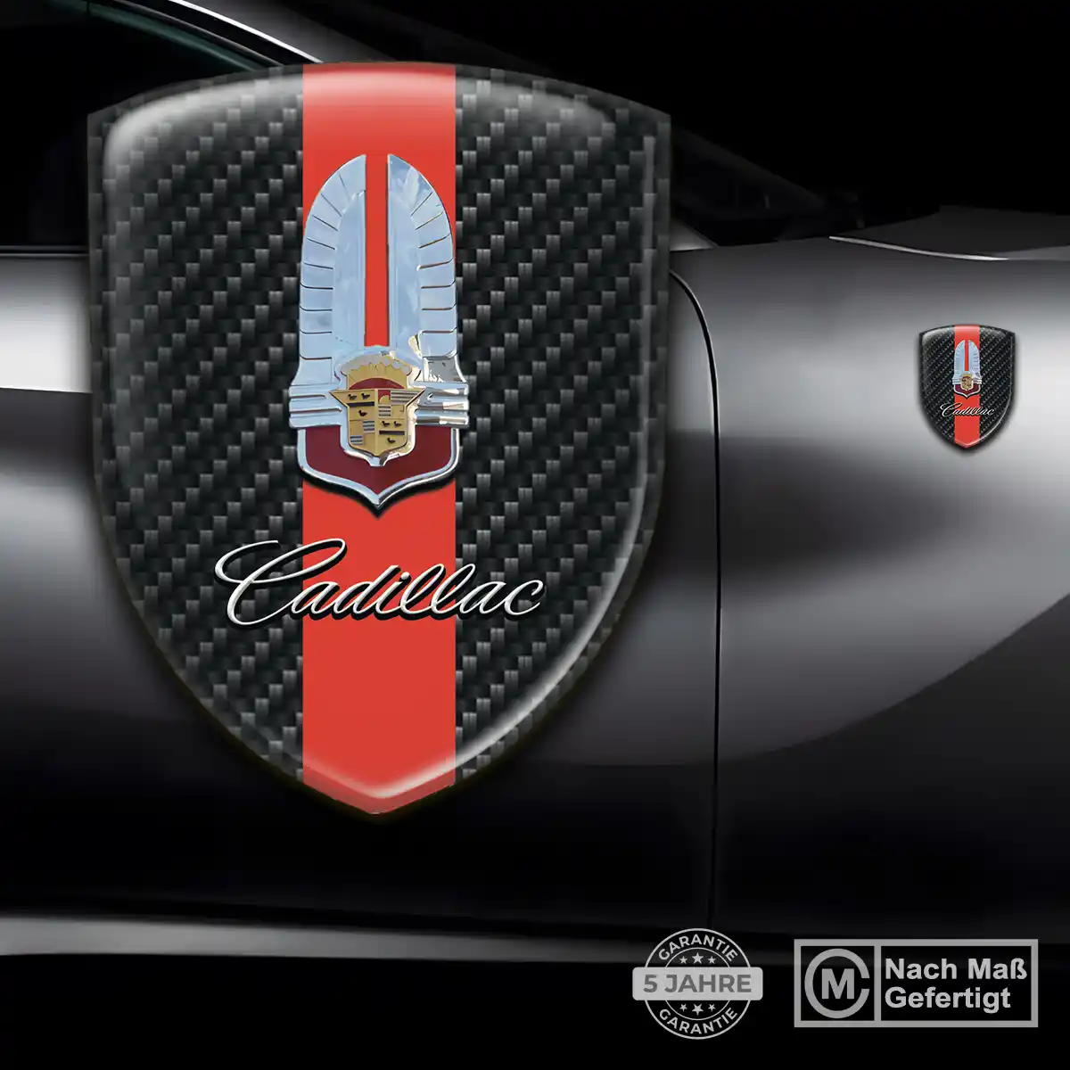 Cadillac Wappen Emblem Aufkleber Auto Luxus-Edition