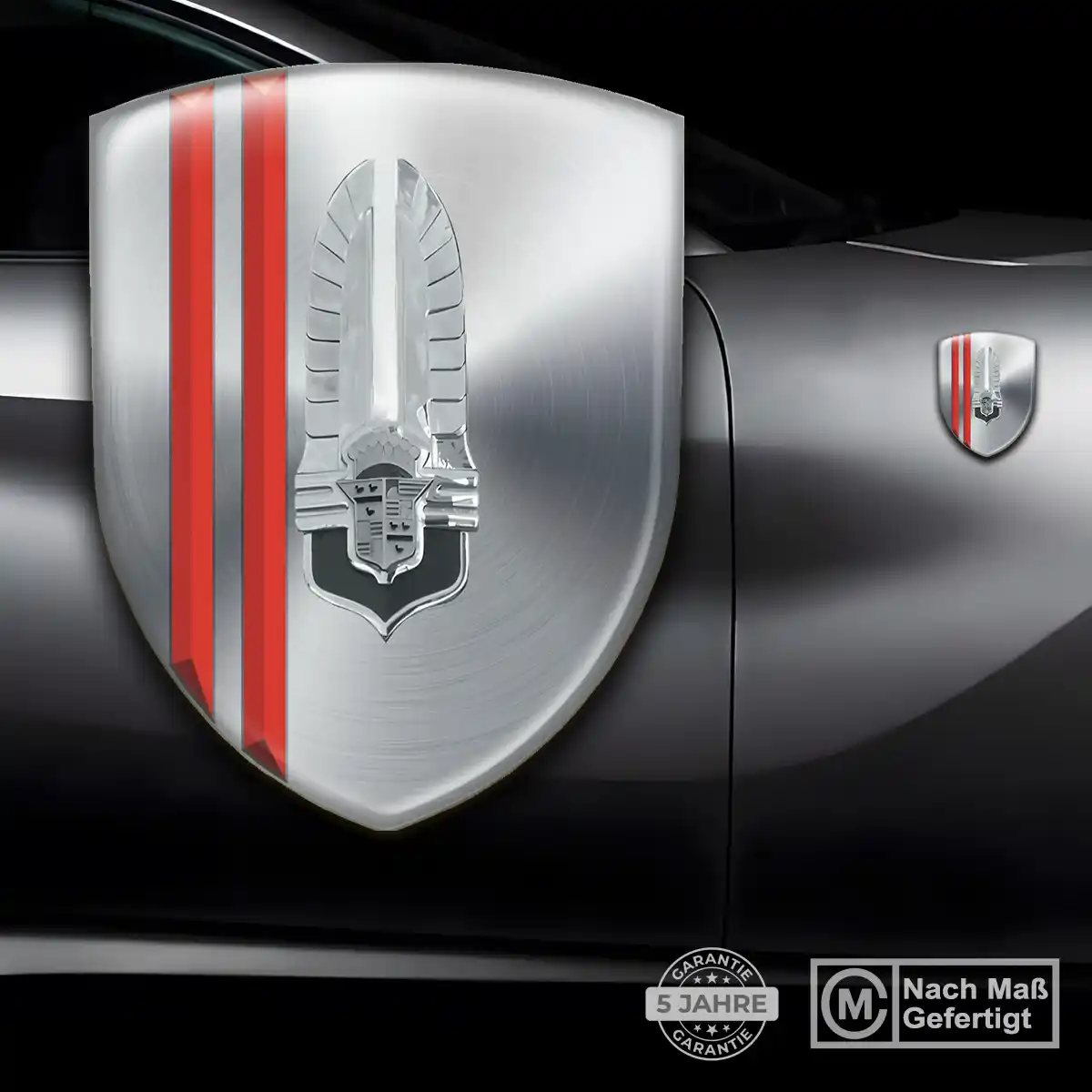 Cadillac Wappen Emblem Aufkleber Auto Modernes Design