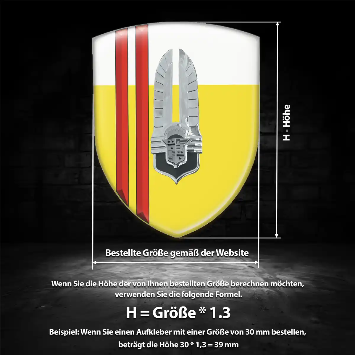 Cadillac Wappen Emblem Aufkleber Auto Premium-Edition