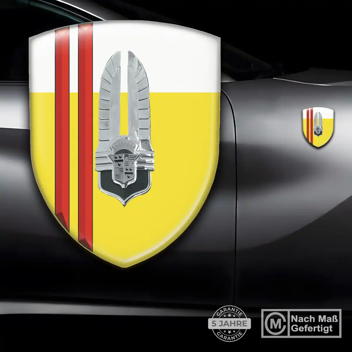 Cadillac Wappen Emblem Aufkleber Auto Premium-Edition