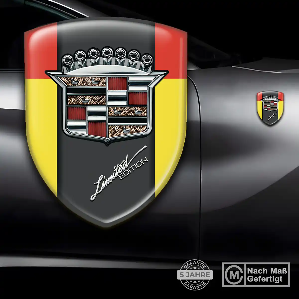 Cadillac Wappen Emblem Aufkleber Auto Spitzenqualität