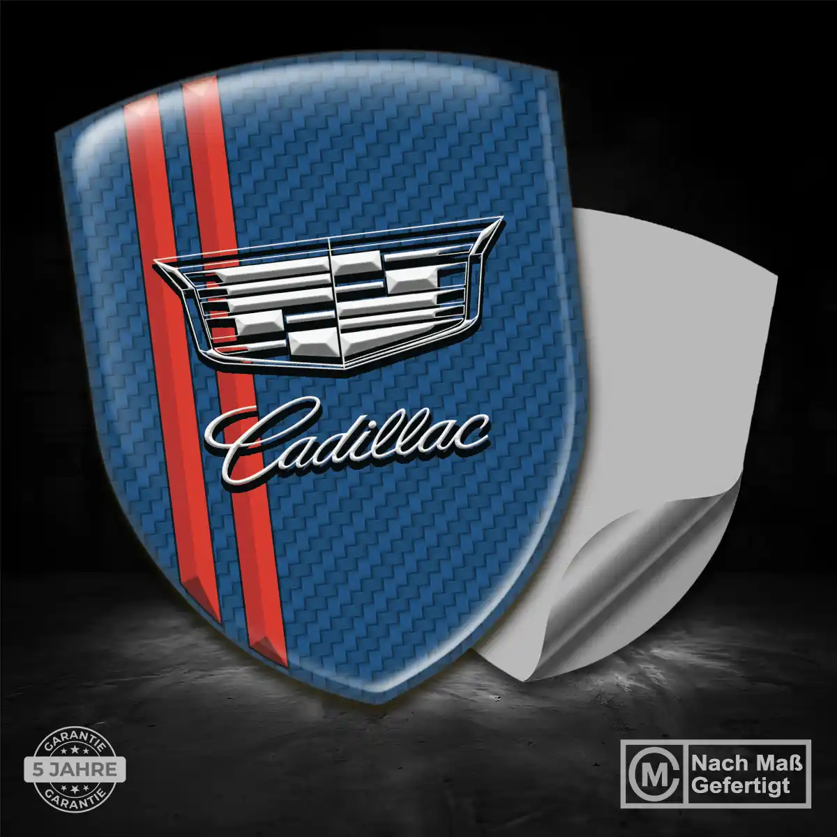 Cadillac Wappen Emblem Aufkleber Auto Stilvolles Design