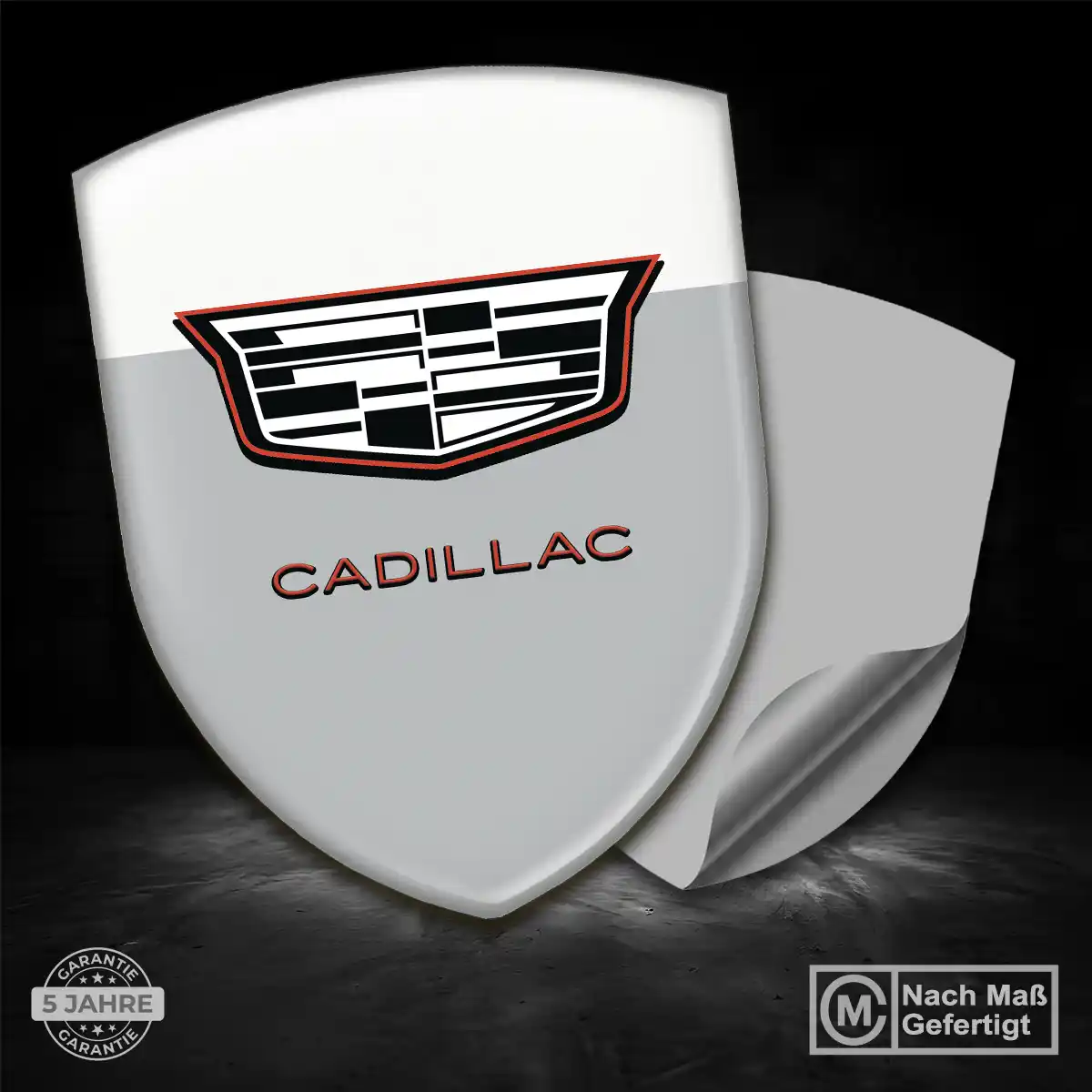 Cadillac Wappen Emblem Aufkleber Überzeugende Qualität