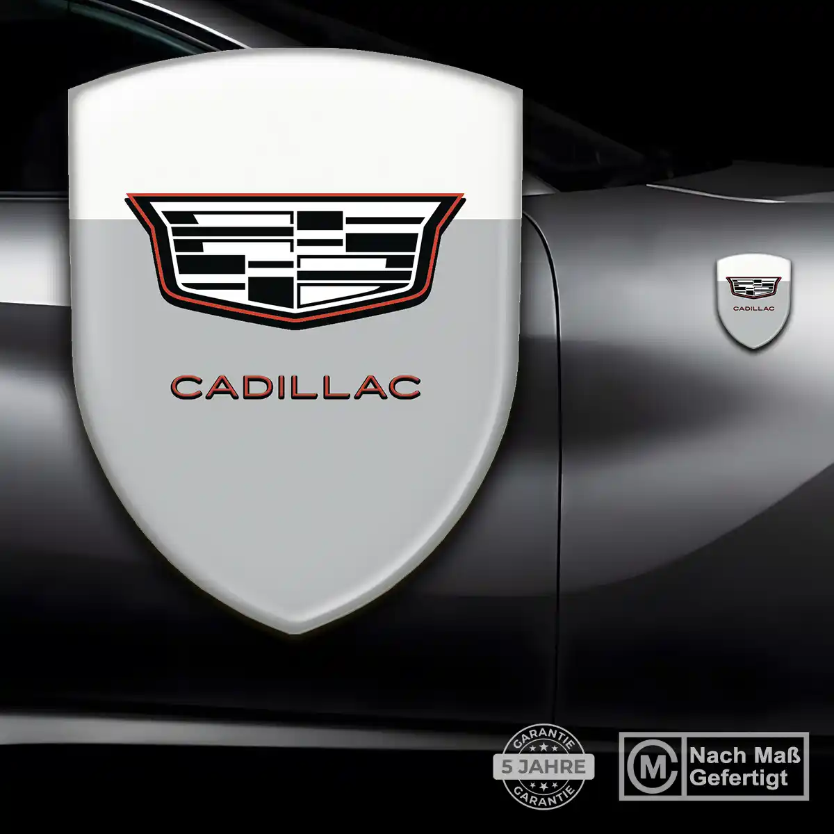Cadillac Wappen Emblem Aufkleber Überzeugende Qualität