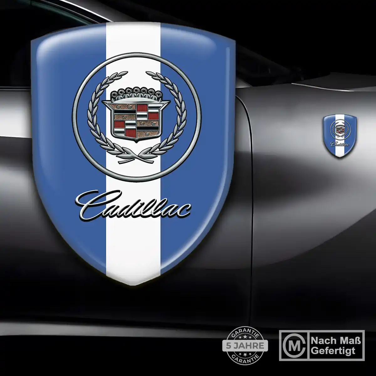 Cadillac Wappen Emblem Aufkleber Luxus-Edition