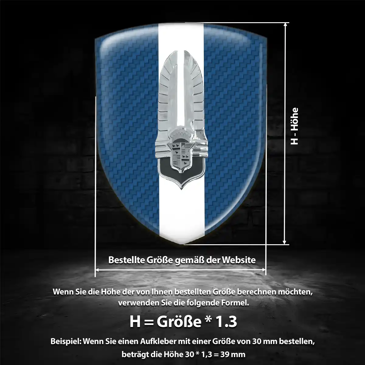 Cadillac Wappen Emblem Aufkleber Modernes Design