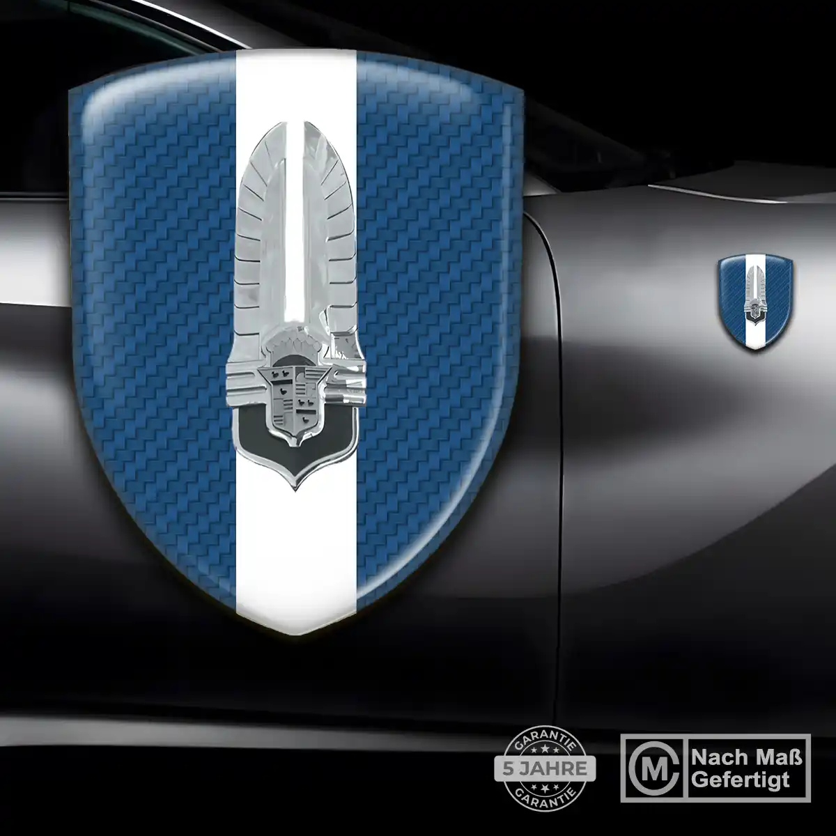 Cadillac Wappen Emblem Aufkleber Modernes Design