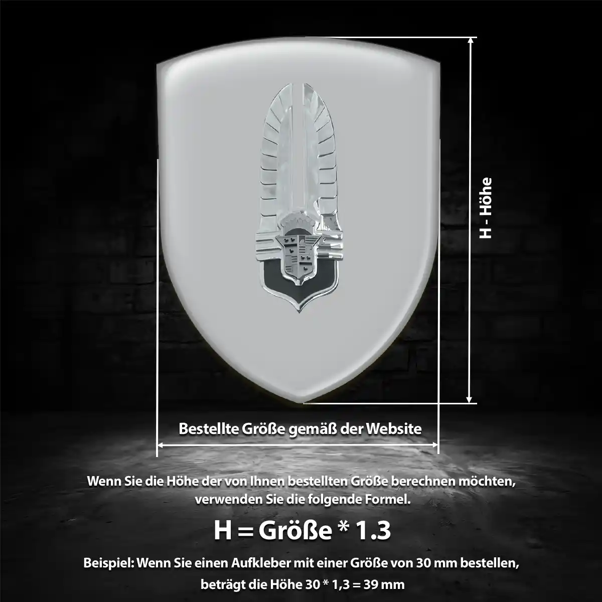 Cadillac Wappen Emblem Aufkleber Premium-Edition