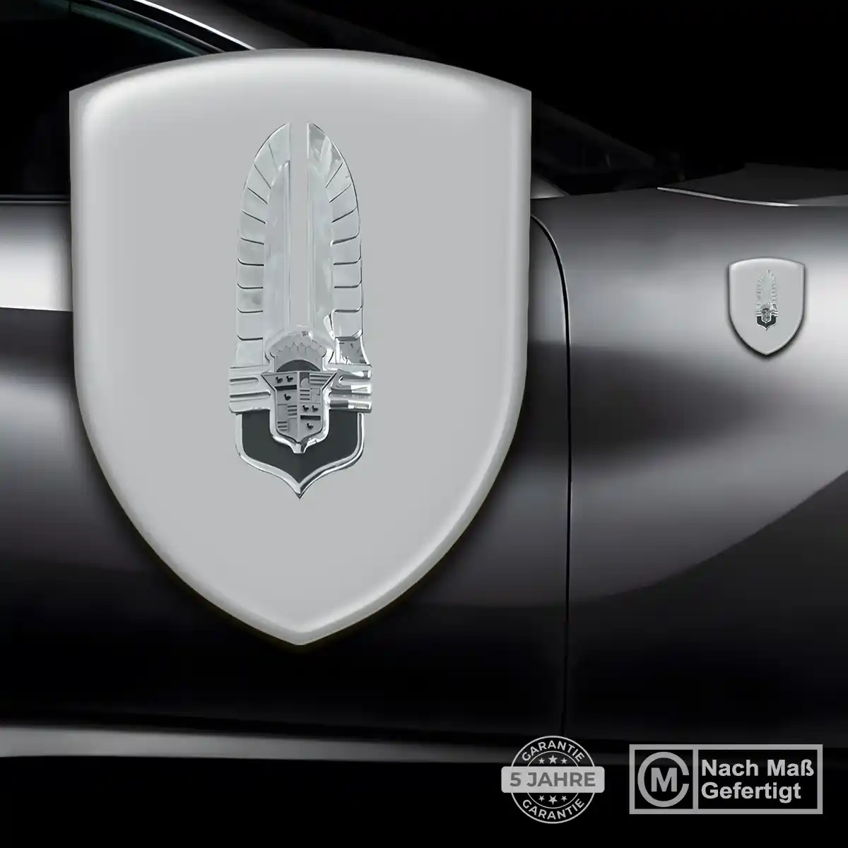 Cadillac Wappen Emblem Aufkleber Premium-Edition