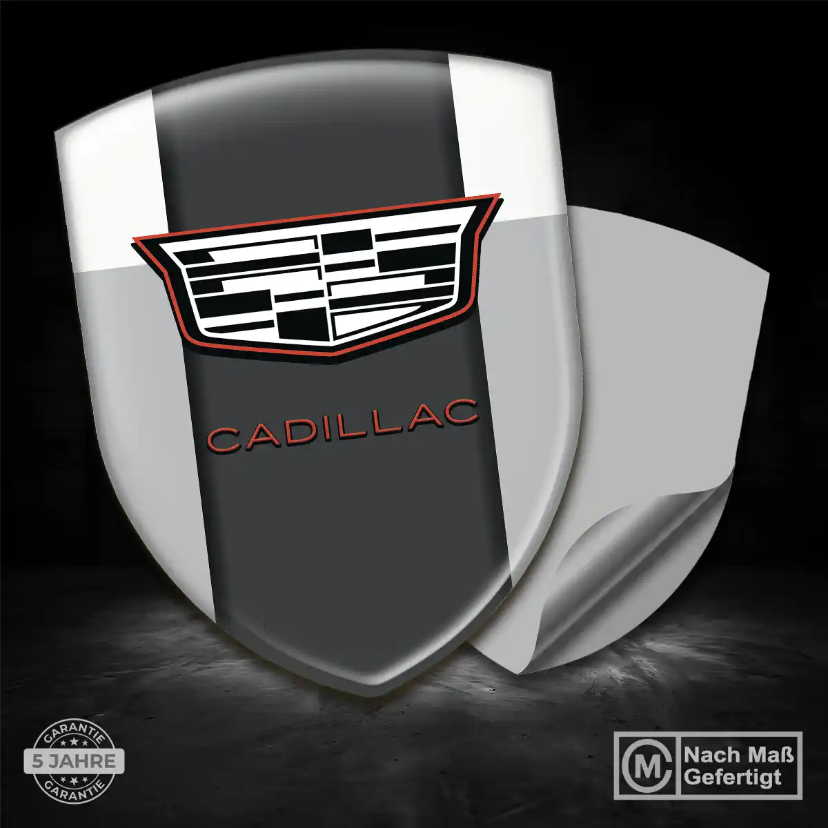 Cadillac Wappen Emblem Auto Ausdrucksstarkes Design