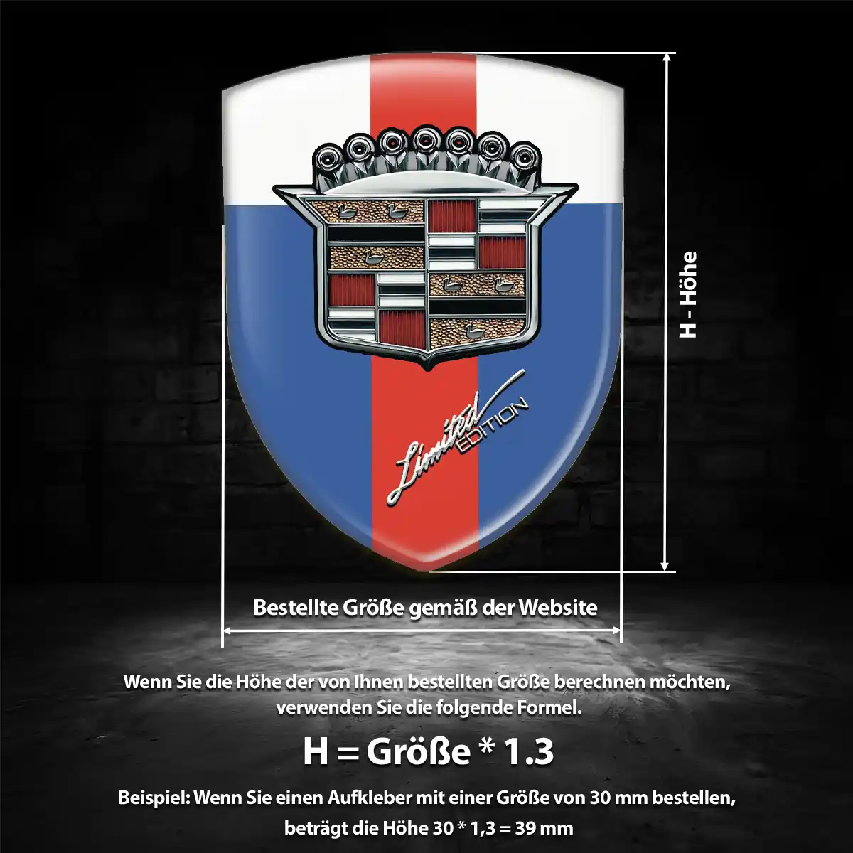 Cadillac Wappen Emblem Auto Elegantes Design