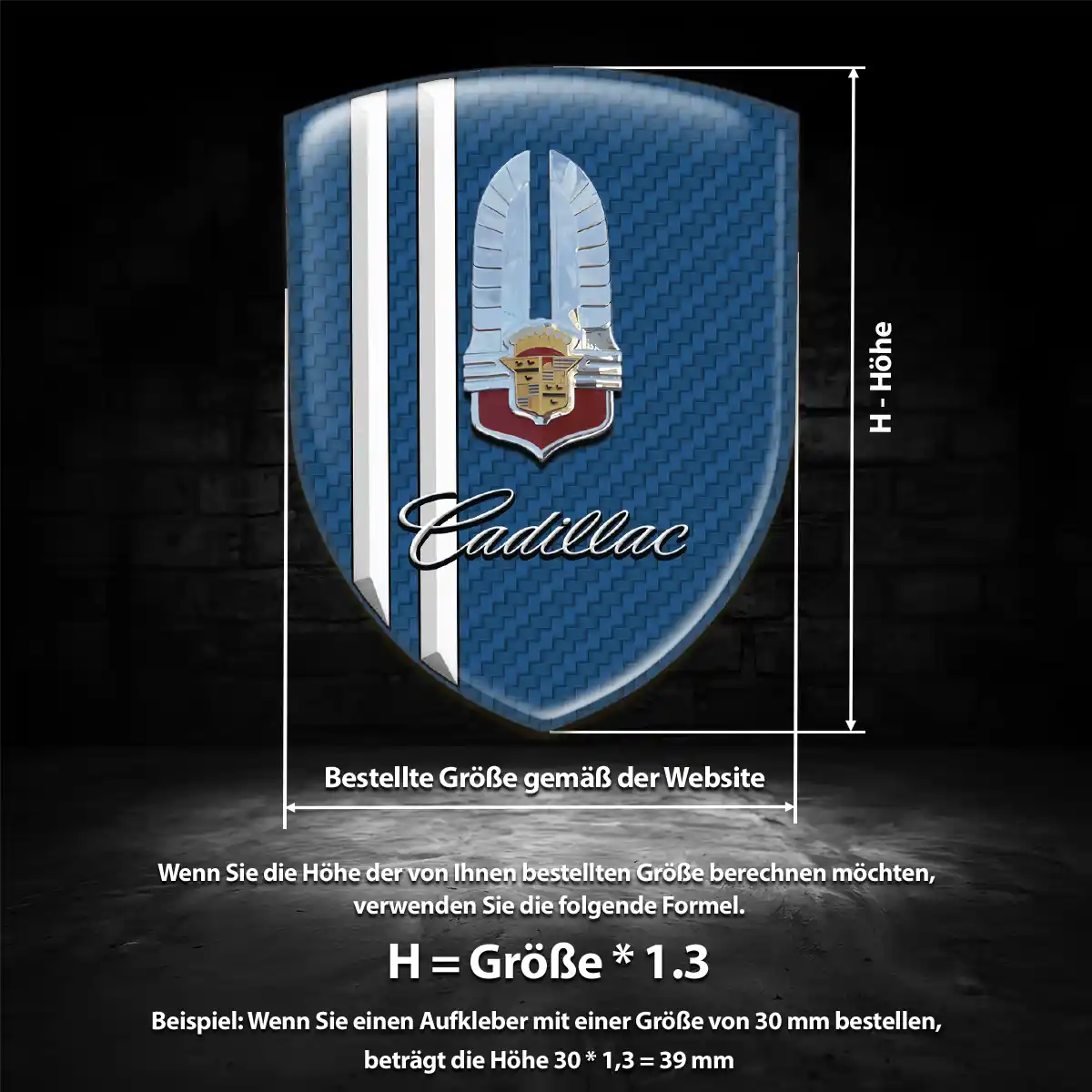 Cadillac Wappen Emblem Auto Exterieurdesign