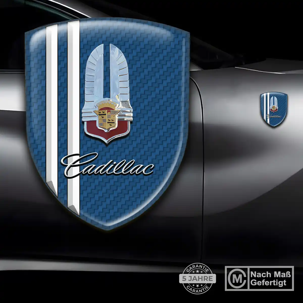 Cadillac Wappen Emblem Auto Exterieurdesign