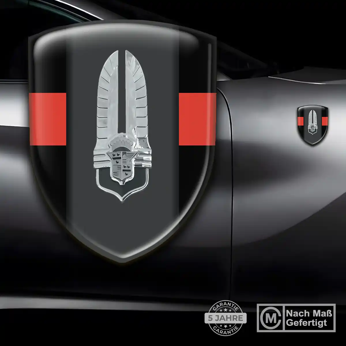Cadillac Wappen Emblem Auto Premium-Edition