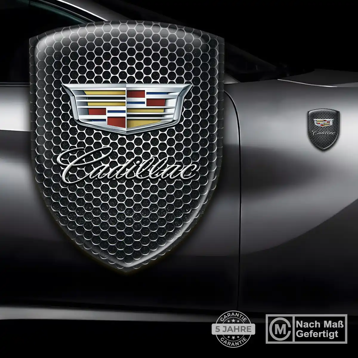 Cadillac Wappen Emblem Auto Stilvolles Design