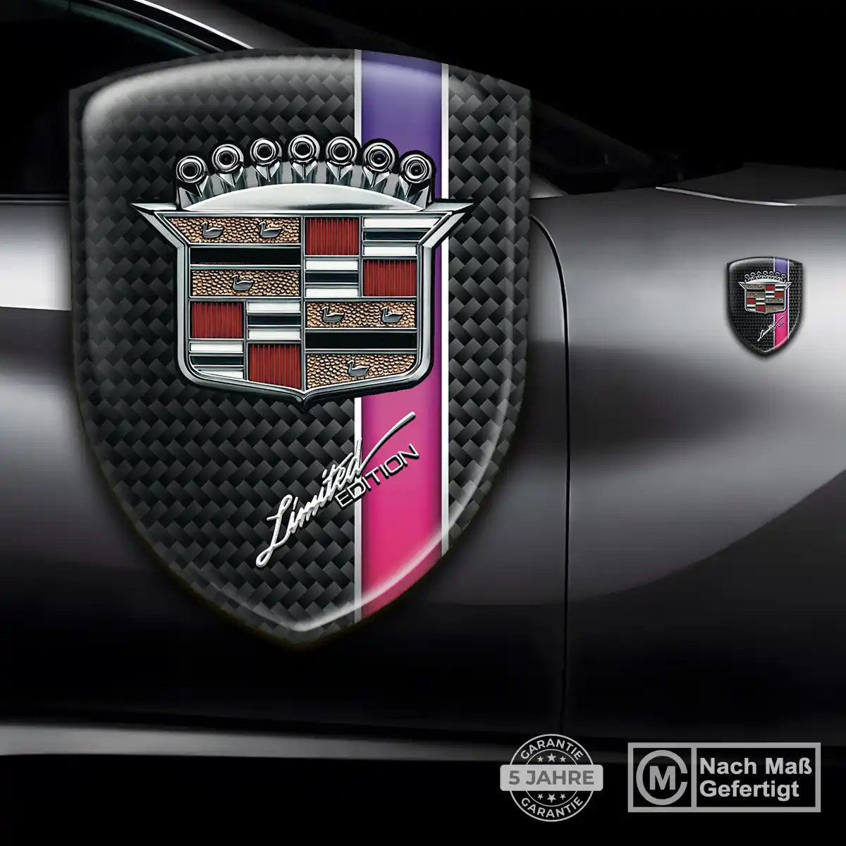 Cadillac Wappen Emblem Auto Tuningfahrzeug