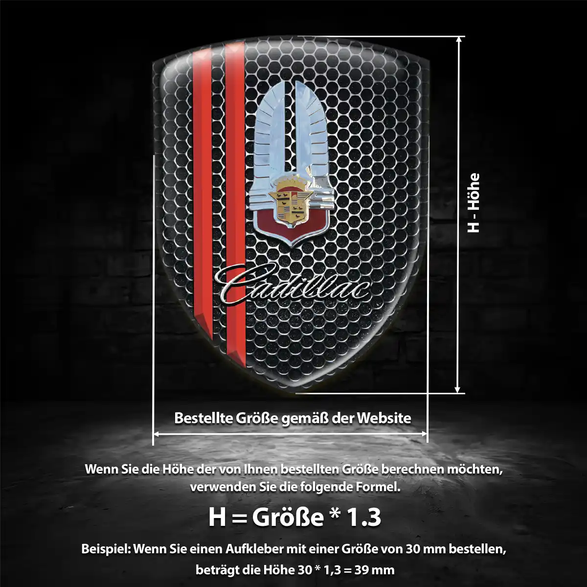 Cadillac Wappen Emblem Auto Verlässliche Qualität