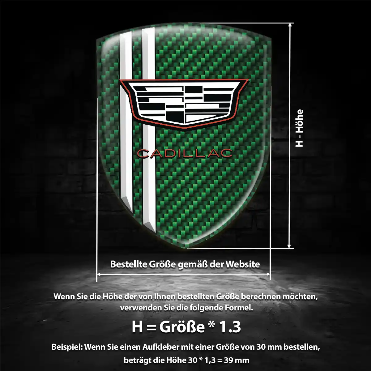 Cadillac Wappen Emblem Edles Design
