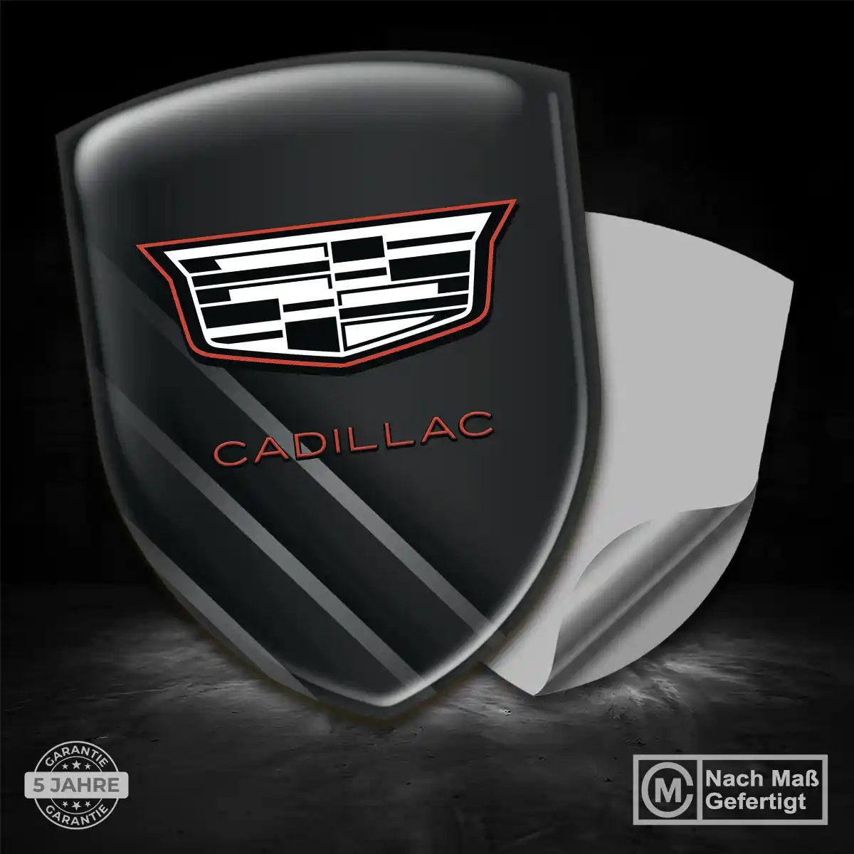 Cadillac Wappen Emblem Elegantes Design