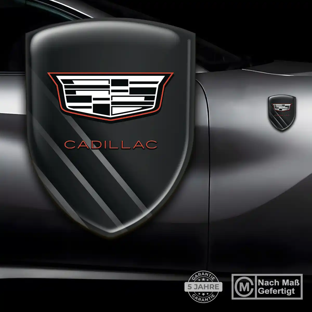 Cadillac Wappen Emblem Elegantes Design