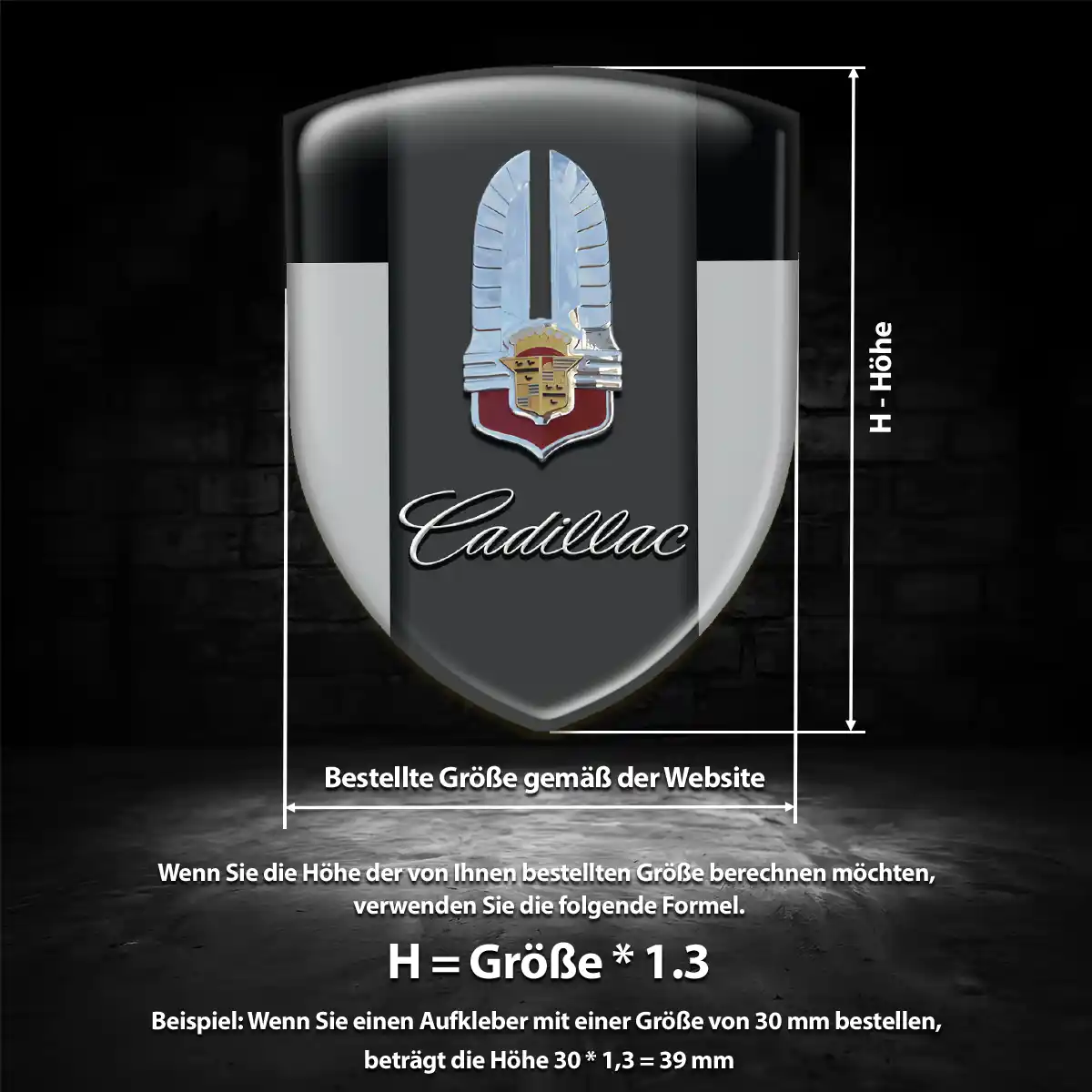 Cadillac Wappen Emblem Exterieurdesign