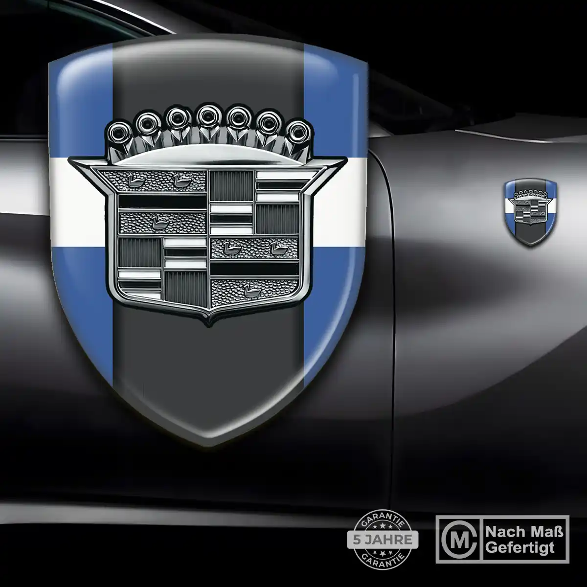 Cadillac Wappen Emblem Hochwertiges Harz
