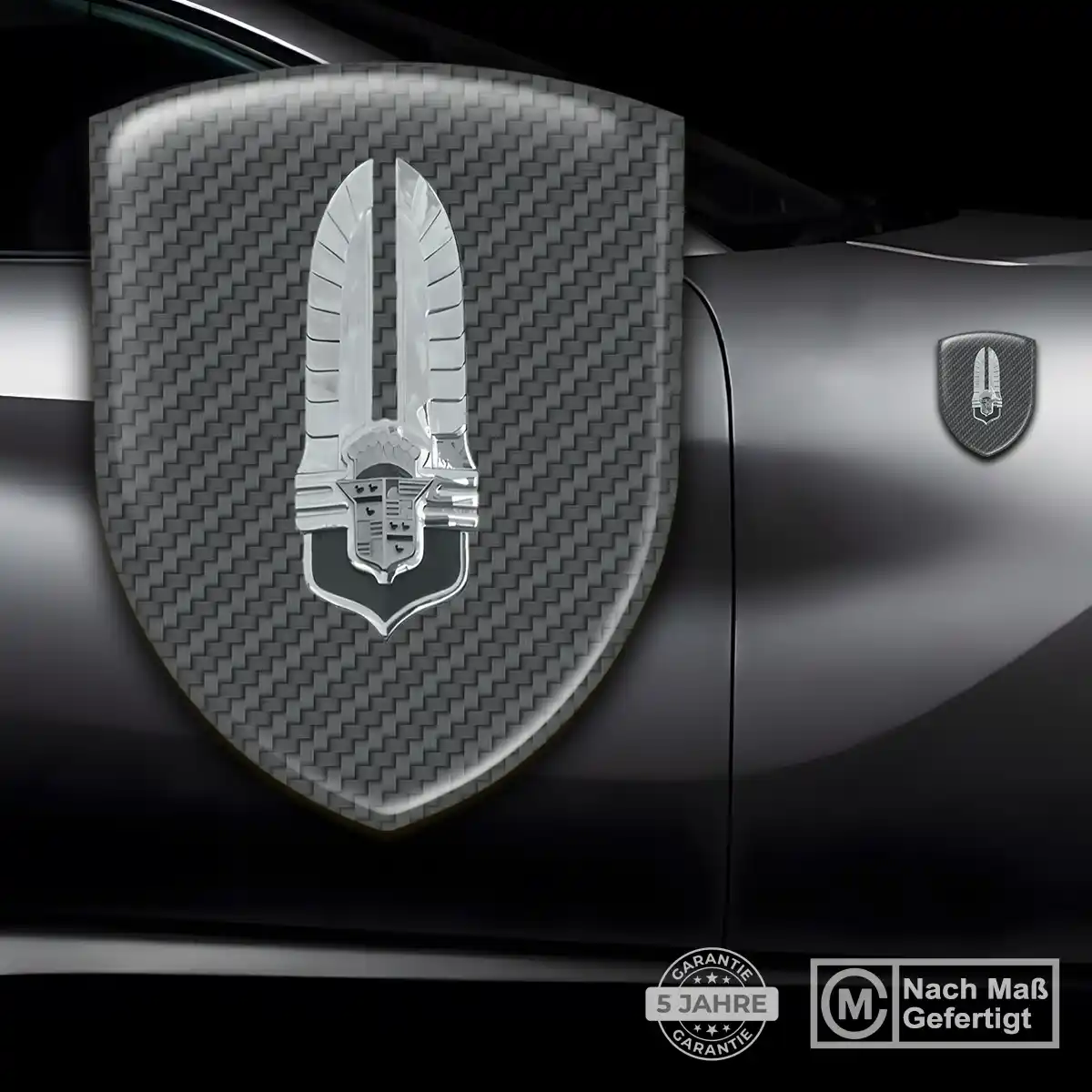 Cadillac Wappen Emblem Interieurdesign