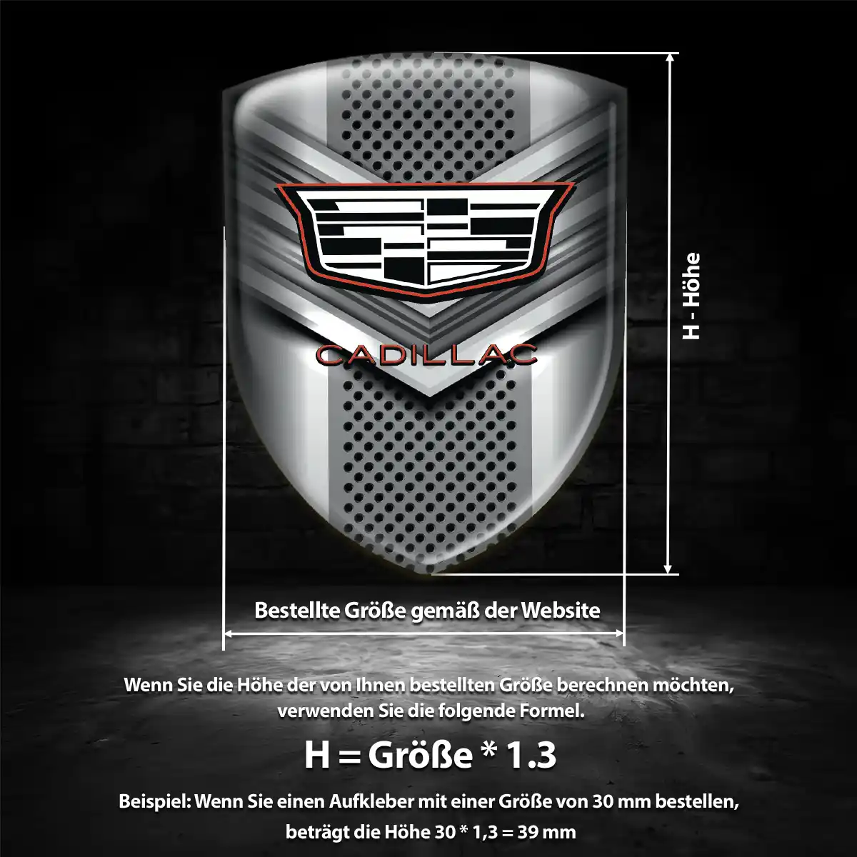 Cadillac Wappen Emblem Markenedition