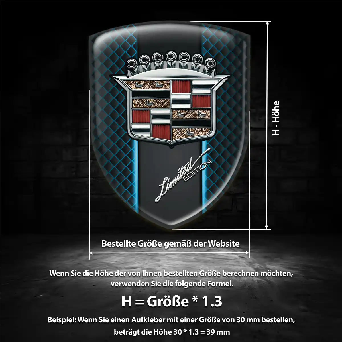 Cadillac Wappen Emblem Modernes Design
