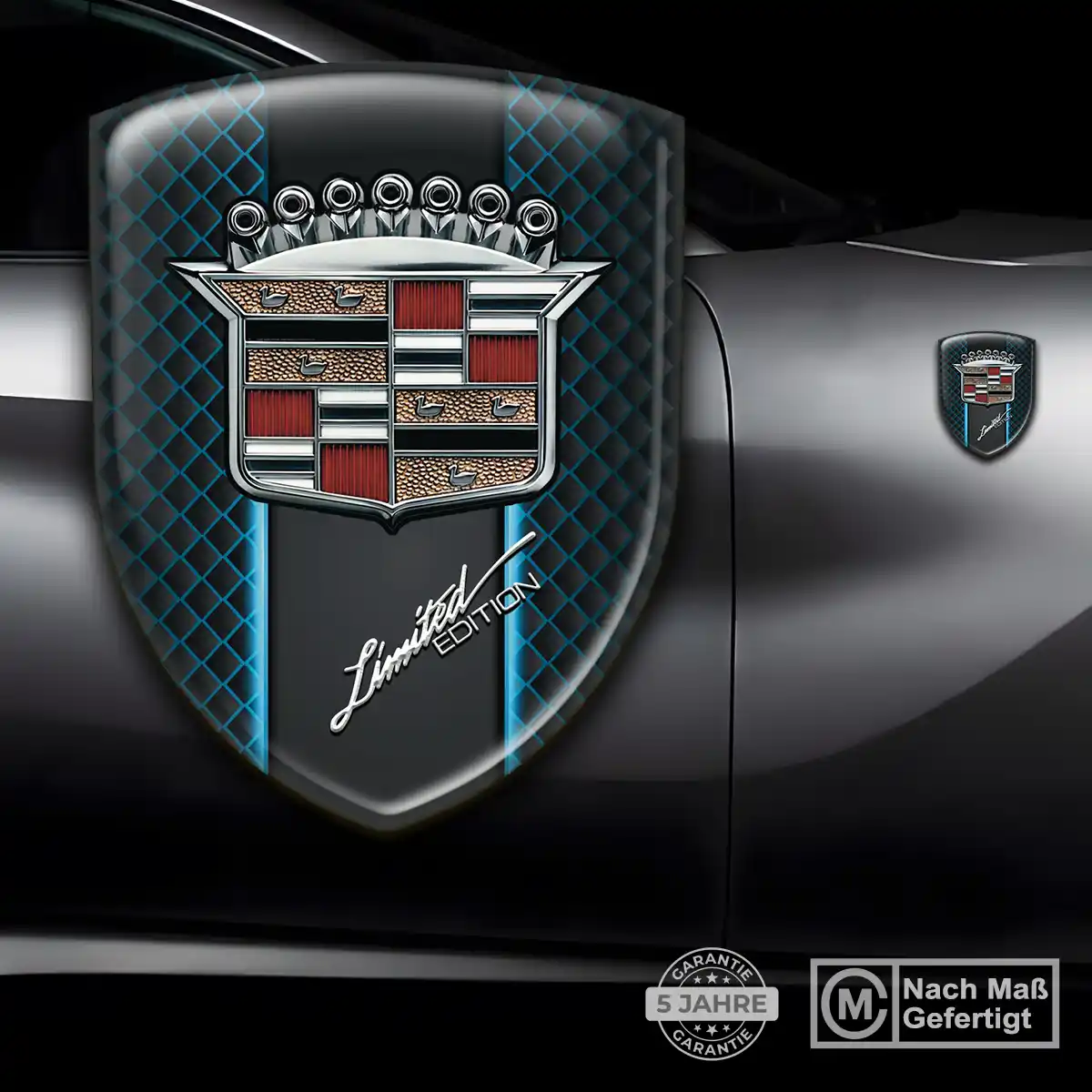 Cadillac Wappen Emblem Modernes Design