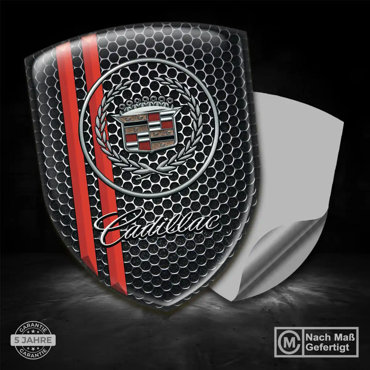 Cadillac Wappen Emblem Premium-Edition
