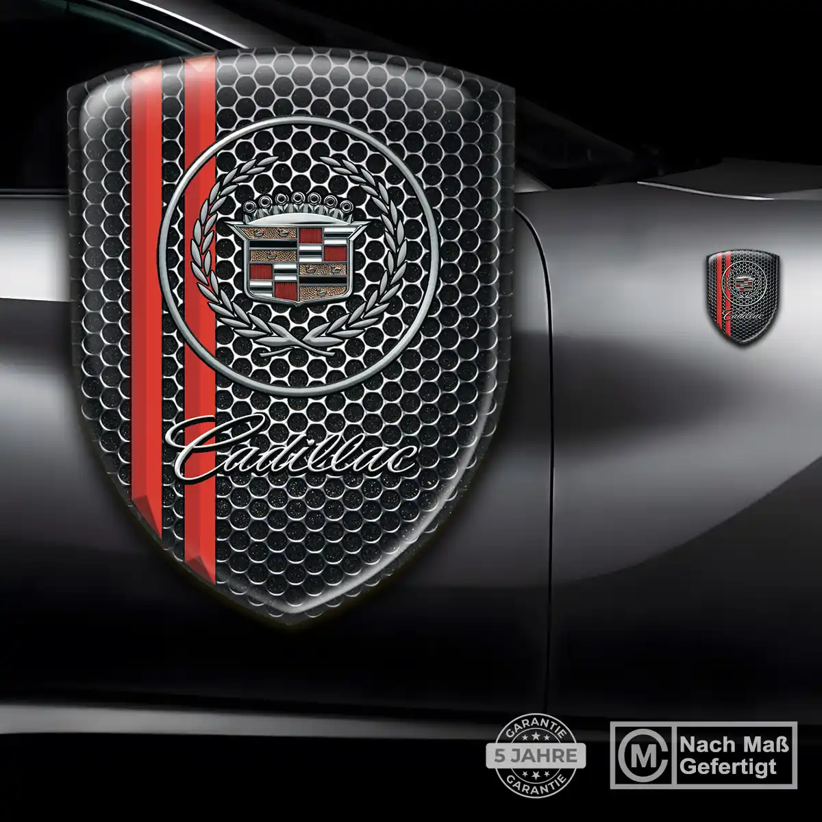 Cadillac Wappen Emblem Premium-Edition