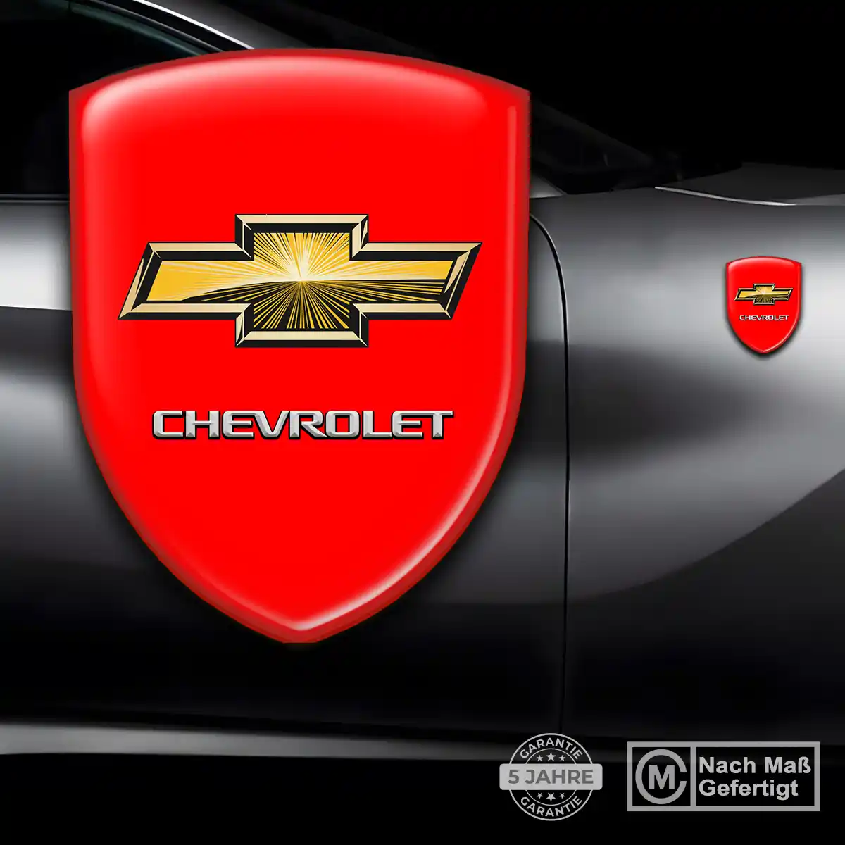 Chevrolet 3D Gel Aufkleber Emblem Auto Premiumqualität