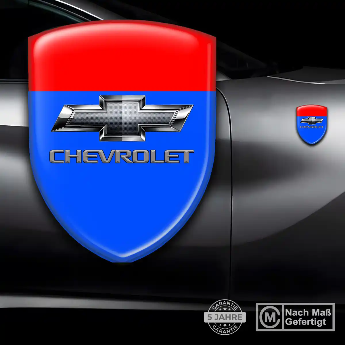 Chevrolet 3D Gel Aufkleber Emblem Premium-Edition