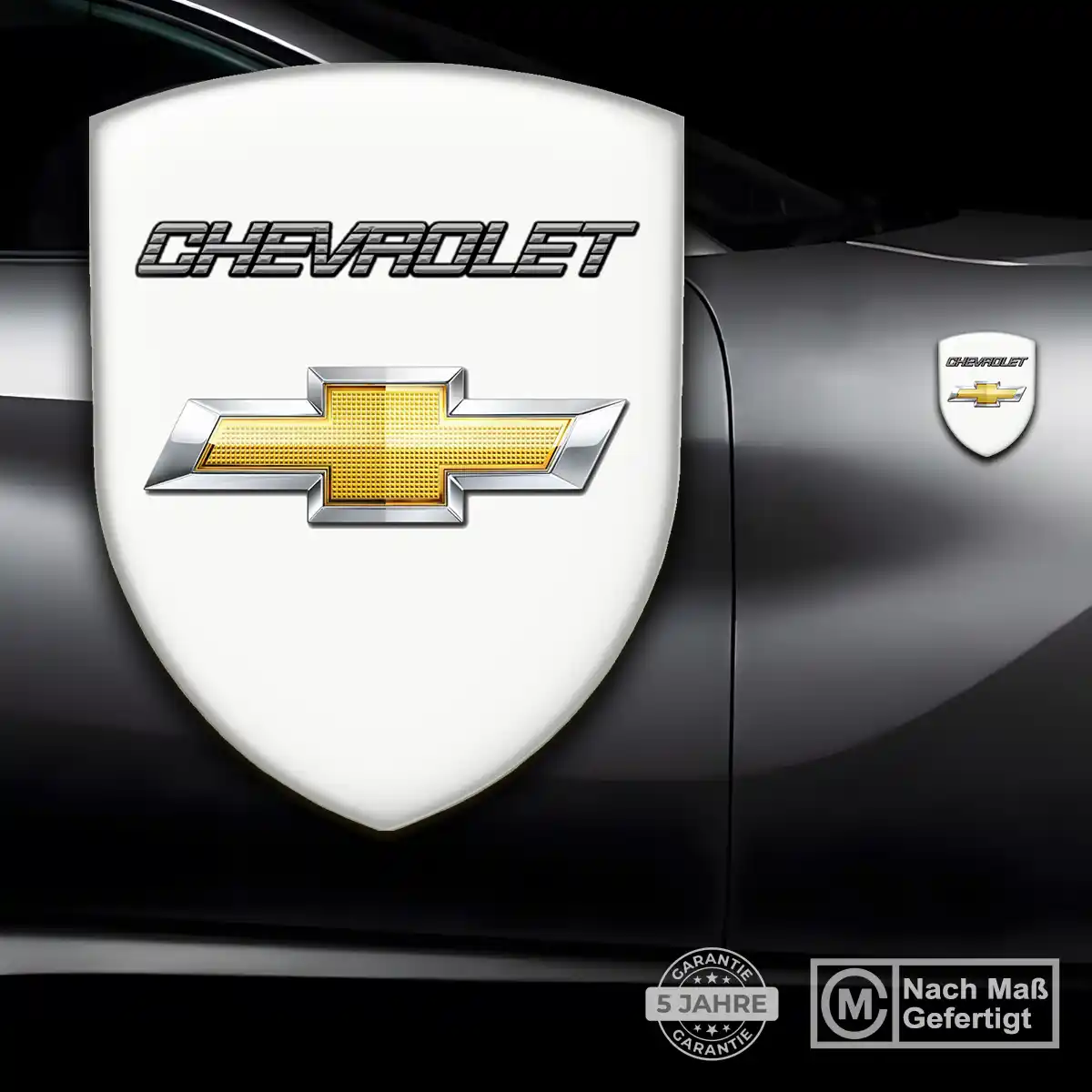 Chevrolet 3D Gel Aufkleber Emblem Premiumqualität