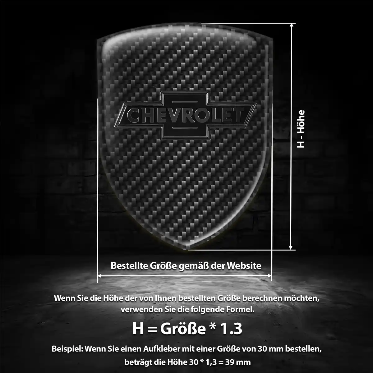 Chevrolet 3D Gel Aufkleber Embleme Auto Hohe Qualität