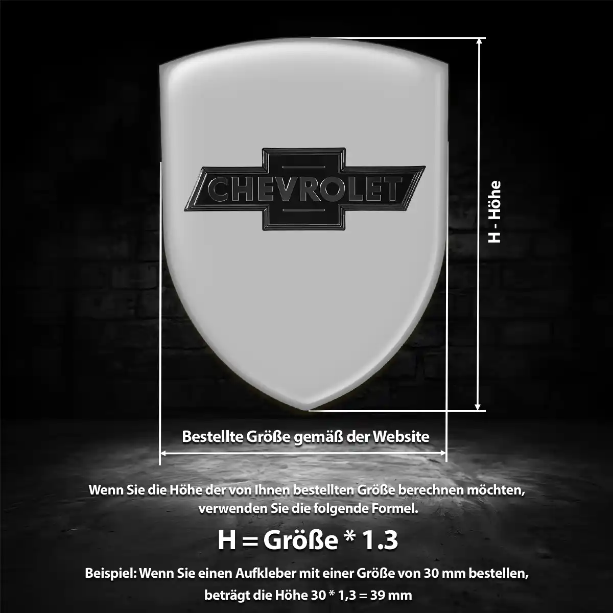 Chevrolet 3D Gel Aufkleber Embleme Auto Limitierte Auflage
